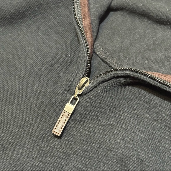 Black Men’s Quaterzip - Picture 3 of 4